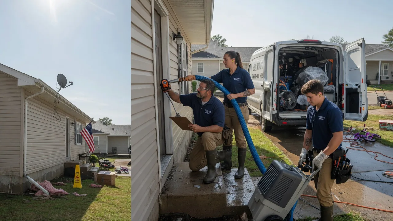 Ceiling Water Damage Restoration in Woodlawn, TN near me